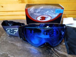UNI LYŽIARSKE OKULIARE 3F VISON BOOST BLACK-BLUE